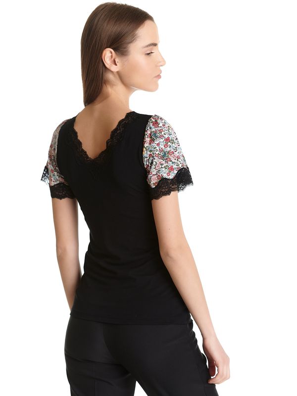 Nastrovje Potsdam Vive Maria French Flower Damen T-Shirt schwarz/creme allover Riesige Ersparnisse