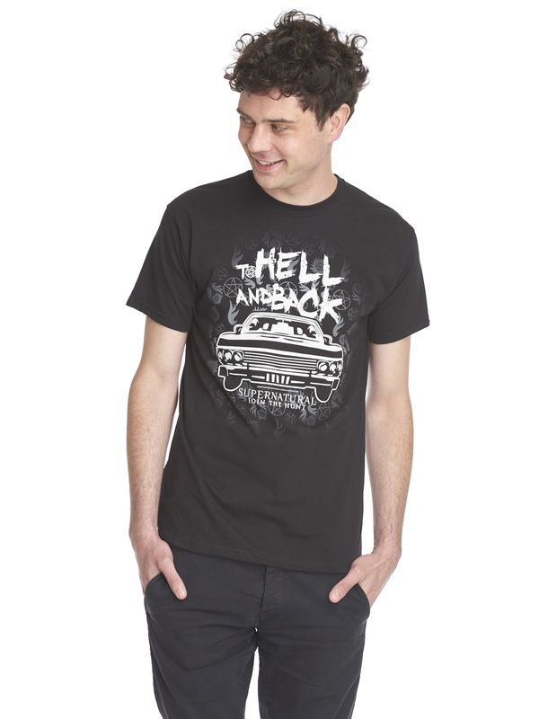 Nastrovje Potsdam Supernatural To Hell Herren T-Shirt schwarz Super Sparpreis
