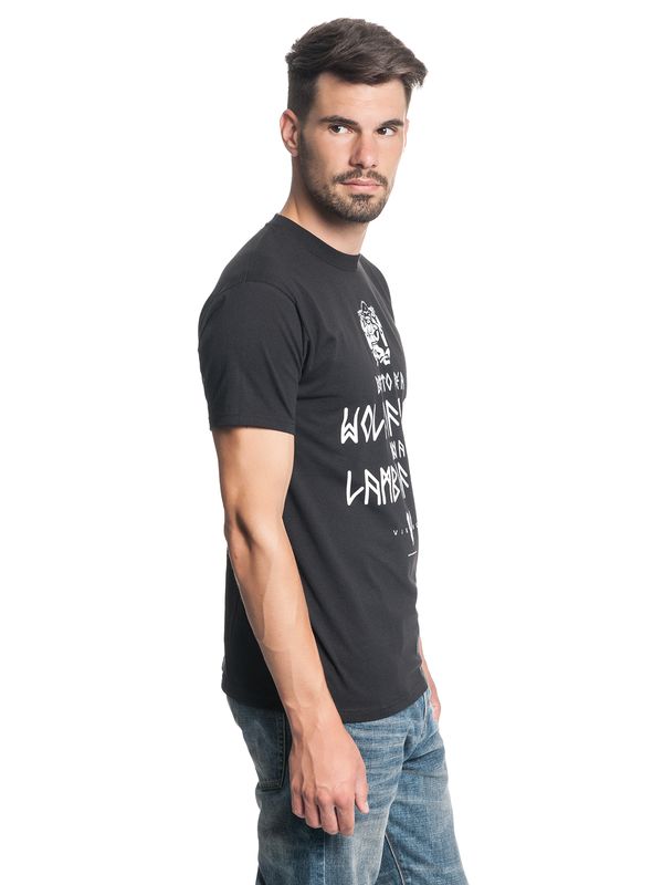 Nastrovje Potsdam Vikings Wolf Of Odin Herren T-Shirt schwarz Kostenlose Rückgabe
