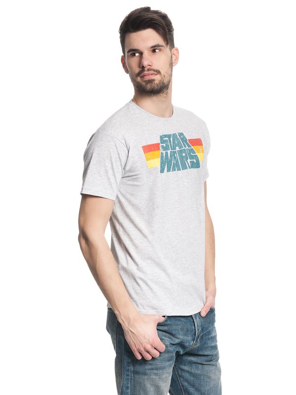 Nastrovje Potsdam Star Wars Vintage 77 Herren T-Shirt grau meliert Letzte 3 Tage