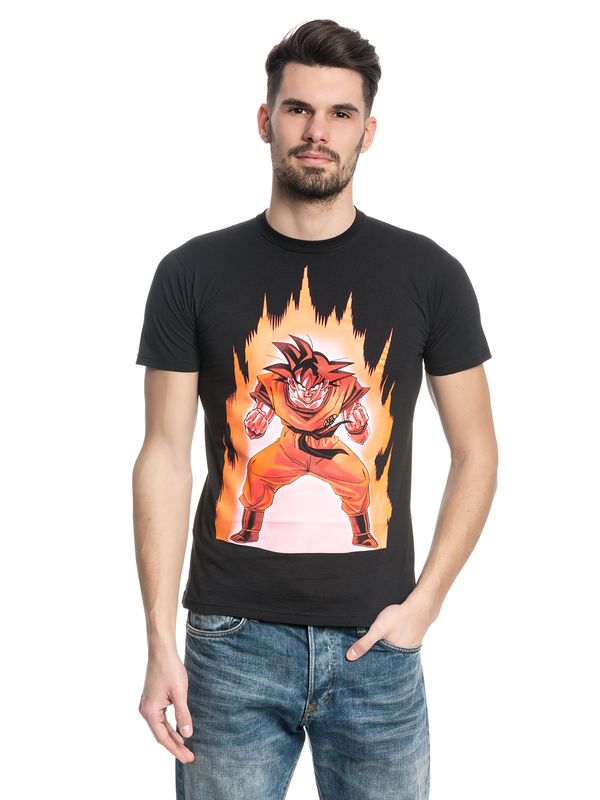 Nastrovje Potsdam Dragon Ball Z Songoku On Fire Männer T-Shirt Letzte 2 Tage