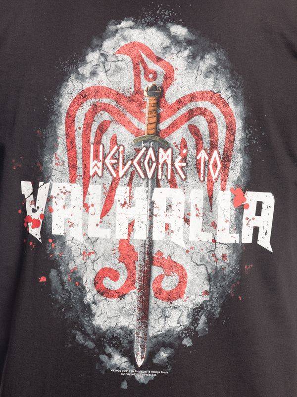 Nastrovje Potsdam Vikings Welcome Herren T-Shirt schwarz Bis zu 60% Rabatt