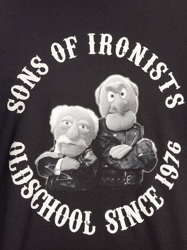 Nastrovje Potsdam The Muppets Waldorf & Statler Herren T-Shirt schwarz Bis zu 65% Rabatt
