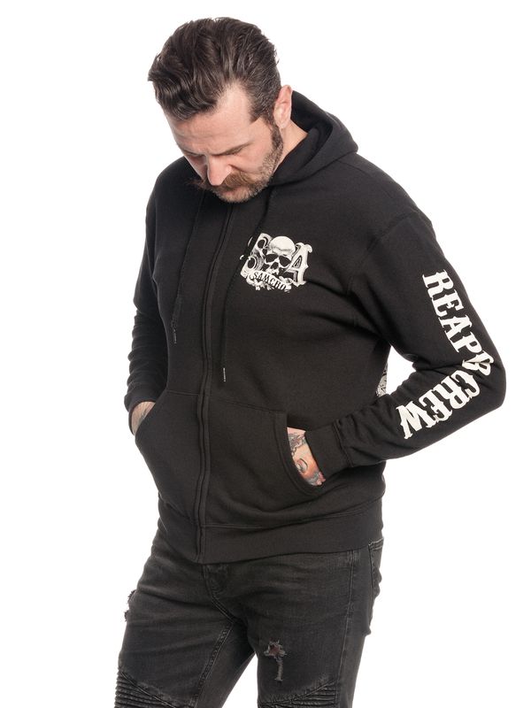 Nastrovje Potsdam Sons of Anarchy Reaper Crew Herren Kapuzensweatjacke schwarz Nur für heute