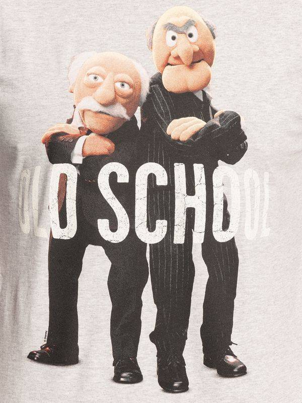 Nastrovje Potsdam The Muppets Waldorf & Statler Herren T-Shirt grau meliert Sonderangebot der Fabrik