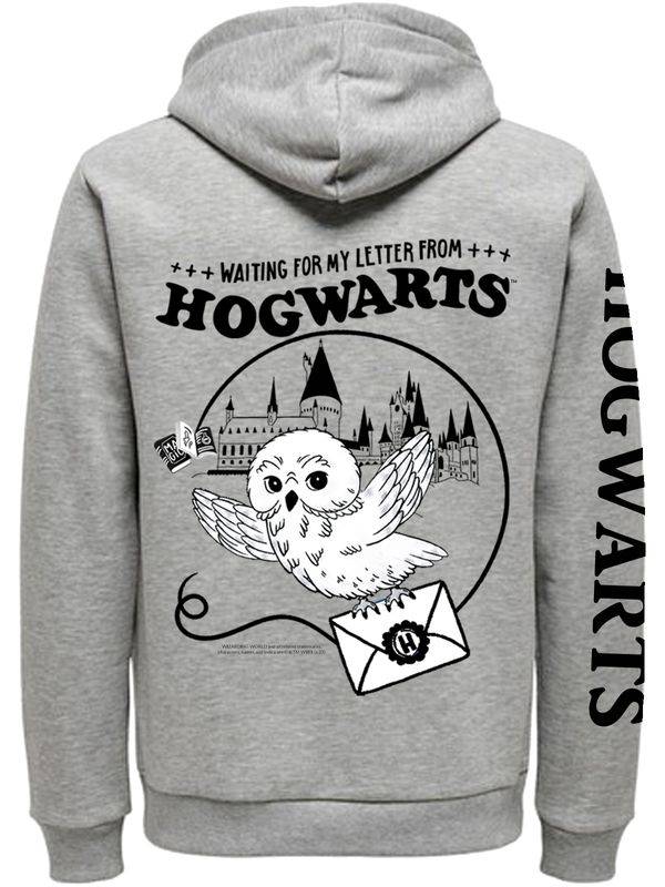 Nastrovje Potsdam Harry Potter Waiting for Letter Zip-Hooded Sweater female grau meliert Limitierter Zeitrabatt