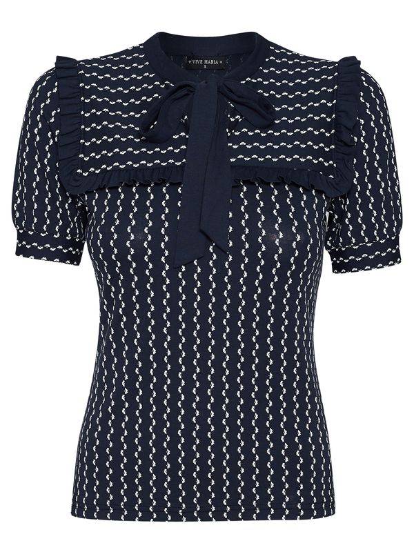 Nastrovje Potsdam Vive Maria Romantic Sailor Damen Blusenshirt blau allover Flash Sale
