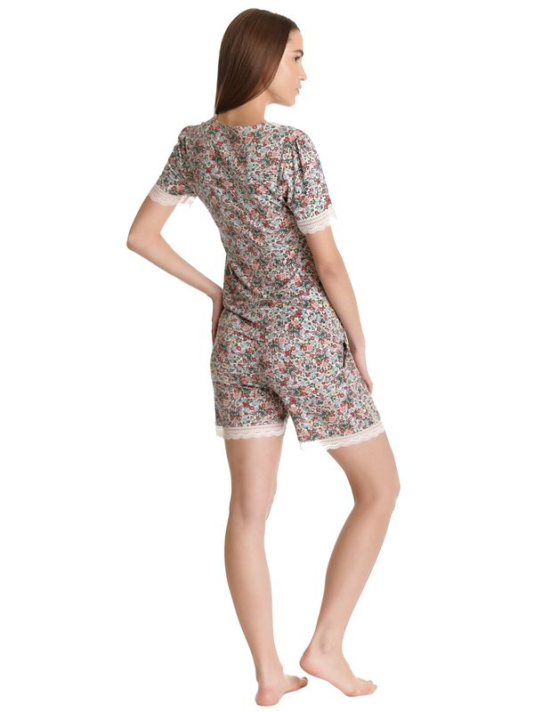 Nastrovje Potsdam Vive Maria French Girl Damen Pyjama creme/allover Valentinstagsangebot