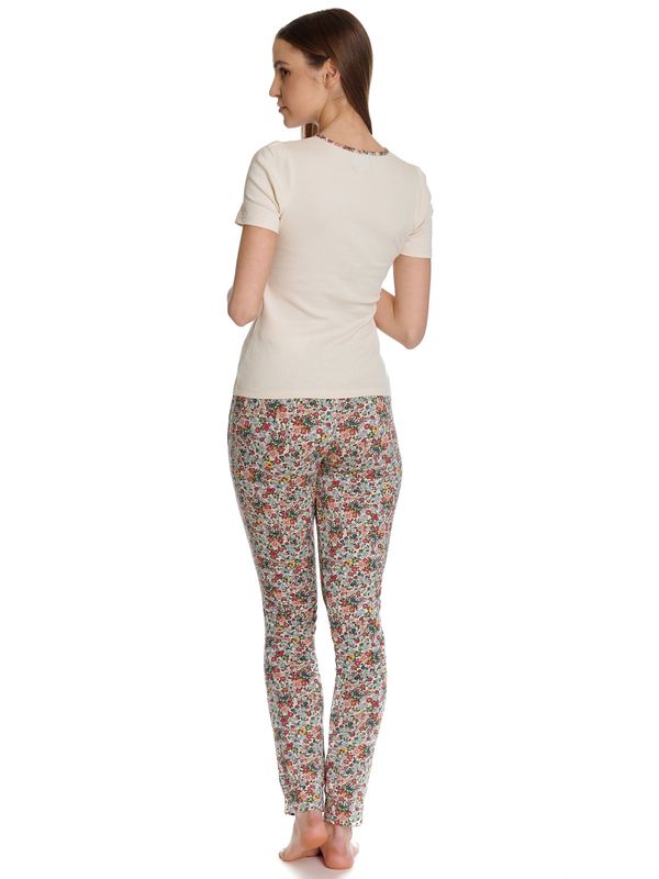 Nastrovje Potsdam Vive Maria French Flower Damen Pyjama creme/allover Jubiläumsangebot