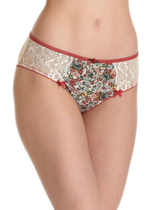 Nastrovje Potsdam Vive Maria French Flower Damen Panty-Set leo allover/creme allover Lagerräumung
