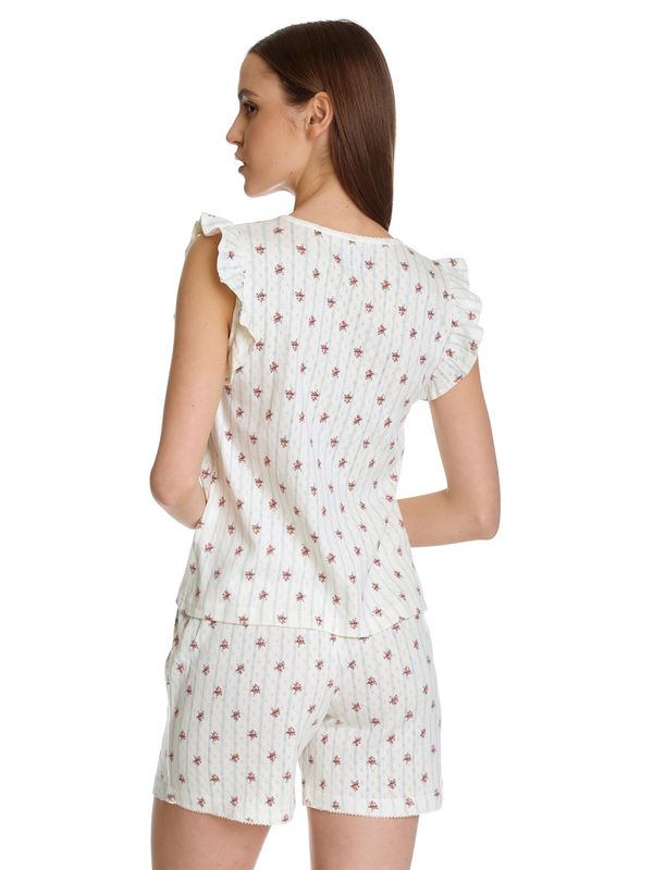 Nastrovje Potsdam Vive Maria Fleur De Nuit Damen Pyjama creme/allover Zeitlich begrenztes Angebot