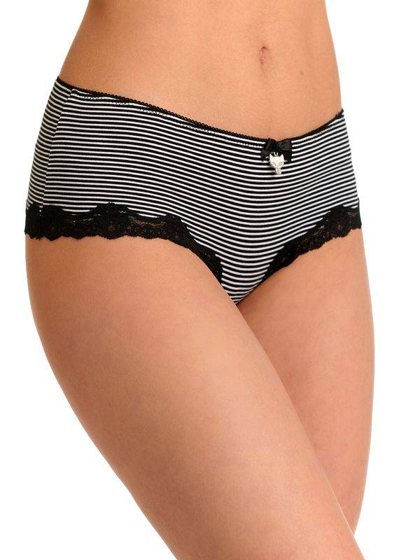 Nastrovje Potsdam Pussy Deluxe 3er Set Damen Hipster-Set schwarz allover Bestseller