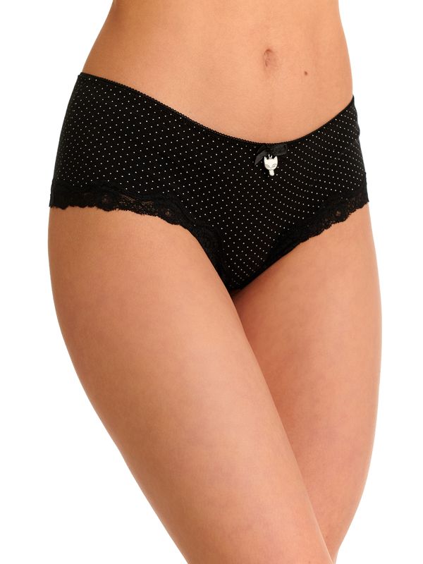 Nastrovje Potsdam Pussy Deluxe 3er Set Damen Hipster-Set schwarz allover Bestseller