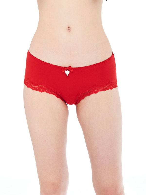 Nastrovje Potsdam Pussy Deluxe 3er Set Hipster Damen Hipster-Set rot allover Saisonale Angebote