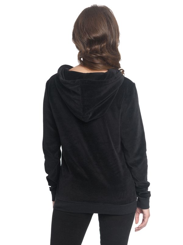 Nastrovje Potsdam Pussy Deluxe Classic Fluffy Hoodie schwarz Letzte 3 Tage