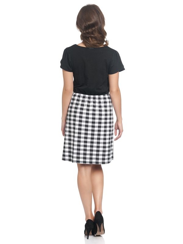 Nastrovje Potsdam Pussy Deluxe Vichy Fantasy Dress schwarz/allover Neueste Stile