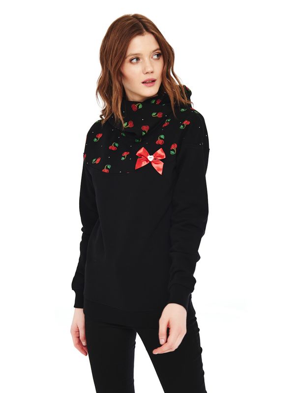 Nastrovje Potsdam Pussy Deluxe Cherry Bomb Schalkragenpullover für Damen Zeitbegrenzte Promotion
