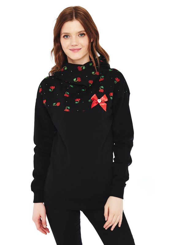 Nastrovje Potsdam Pussy Deluxe Cherry Bomb Schalkragenpullover für Damen Zeitbegrenzte Promotion
