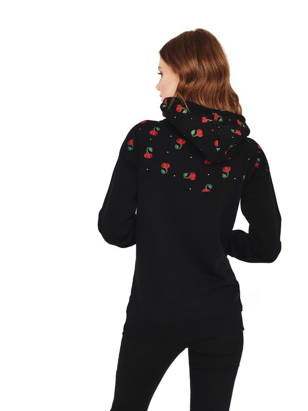 Nastrovje Potsdam Pussy Deluxe Cherry Bomb Schalkragenpullover für Damen Zeitbegrenzte Promotion