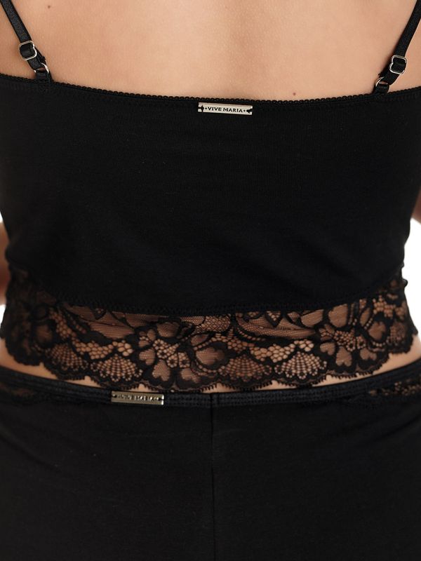 Nastrovje Potsdam Vive Maria Marias High Waist Damen Wäscheset: Top mit Panty schwarz Vierteljährliche Förderung
