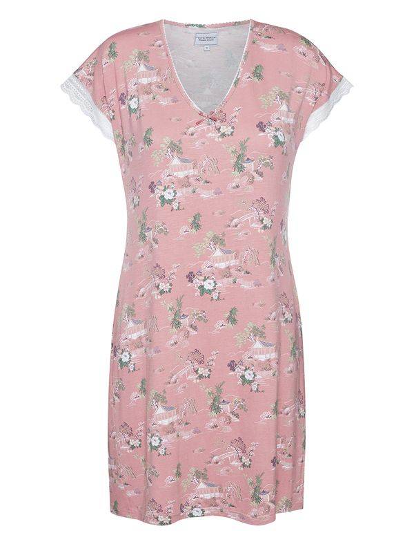 Nastrovje Potsdam Vive Maria Teahouse Rose Damen Nachthemd lightpink allover Nur noch ein Tag übrig