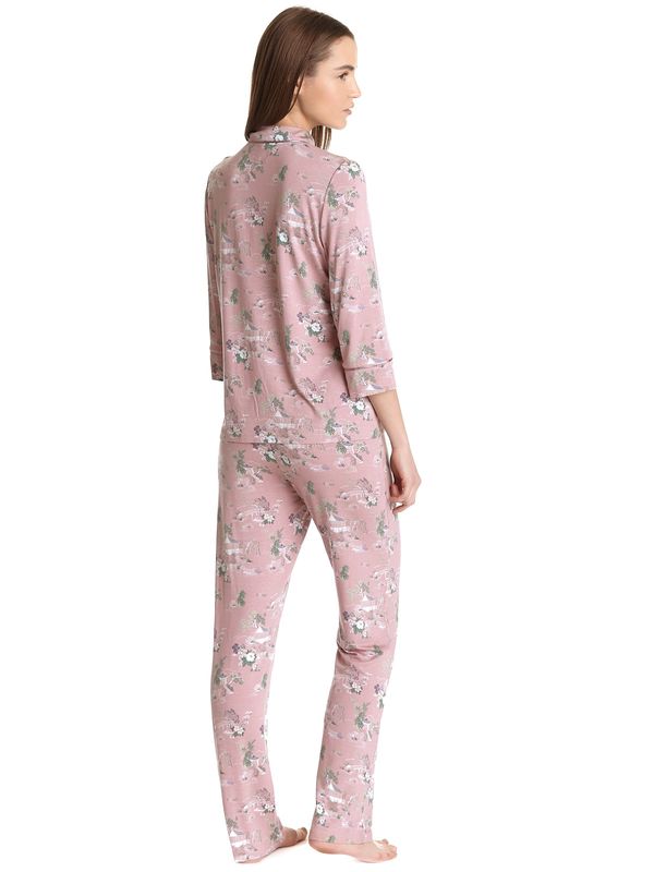 Nastrovje Potsdam Vive Maria Chinese Teahouse Damen Pyjama lightpink allover 50% Rabatt mit kostenlosem Versand