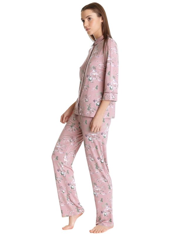 Nastrovje Potsdam Vive Maria Chinese Teahouse Damen Pyjama lightpink allover 50% Rabatt mit kostenlosem Versand