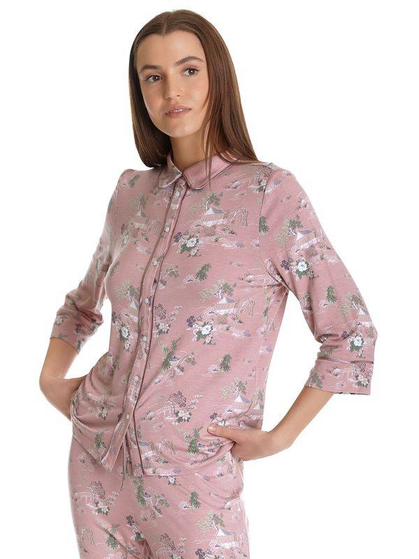 Nastrovje Potsdam Vive Maria Chinese Teahouse Damen Pyjama lightpink allover 50% Rabatt mit kostenlosem Versand