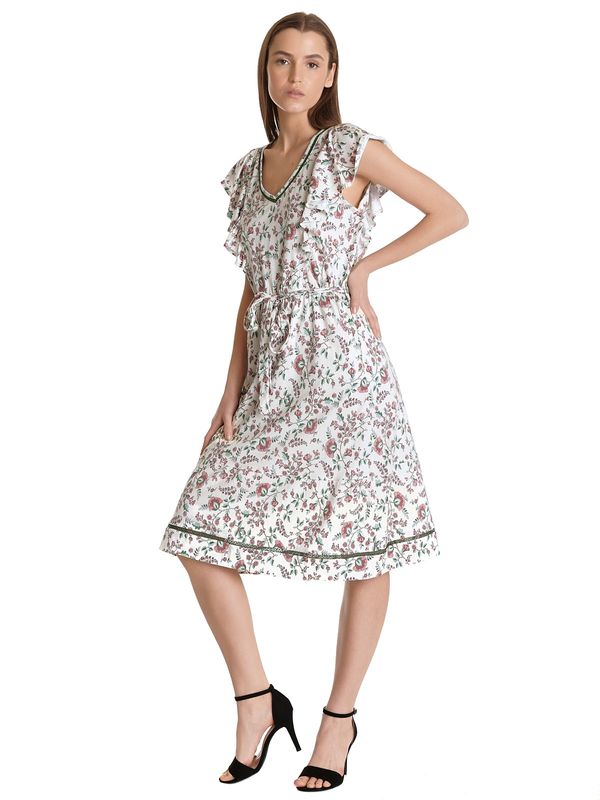 Nastrovje Potsdam Vive Maria Garden Girl Damen A-Linien-Kleid creme/allover Black Friday Preise