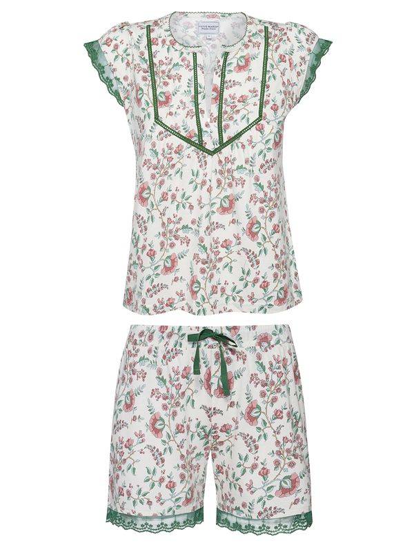 Nastrovje Potsdam Vive Maria Garden Girl Damen Pyjama creme/allover zollfrei