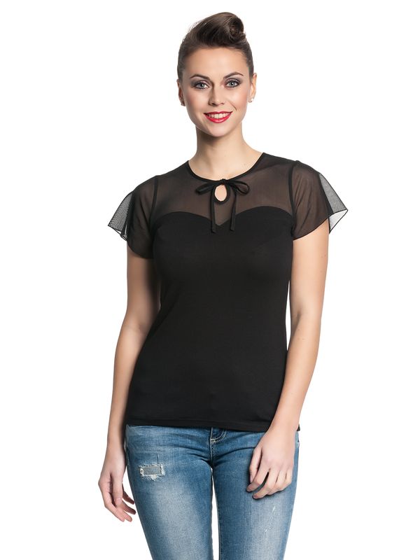 Nastrovje Potsdam Pussy Deluxe Lovely Chic Damen T-Shirt schwarz Hotsell