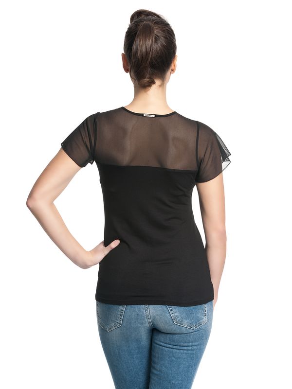 Nastrovje Potsdam Pussy Deluxe Lovely Chic Damen T-Shirt schwarz Hotsell