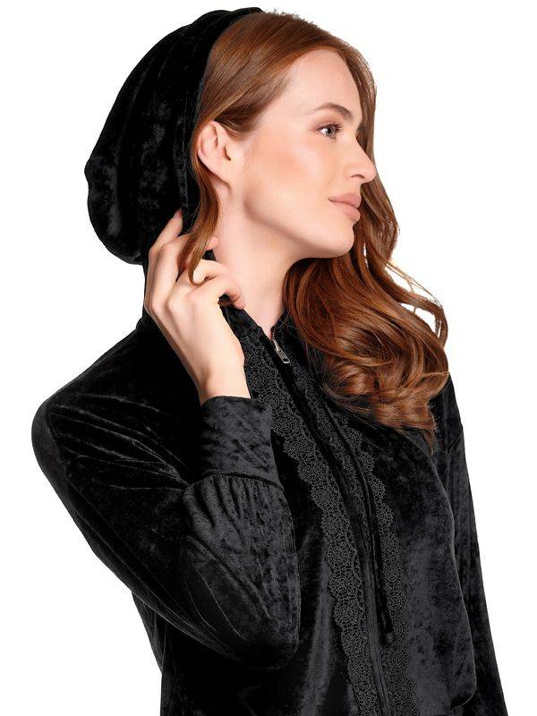 Nastrovje Potsdam Vive Maria Velvet Dream Damen Kapuzensweatjacke schwarz Blitzverkäufe