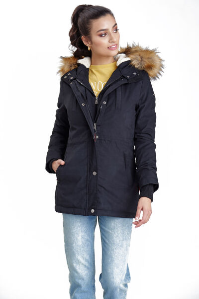 Navahoo Akira warme Damen Winterjacke mit Kapuze Top Angebot