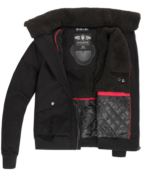 Navahoo Navahoo Herren Piloten Jacke mit Stehkragen Begrenzte Freigabe