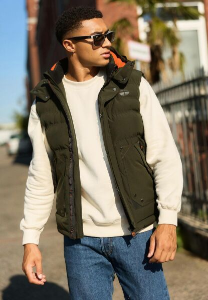 Navahoo Stone Harbour Egoor Herren Winter Steppweste Discount Store für neue Produkte