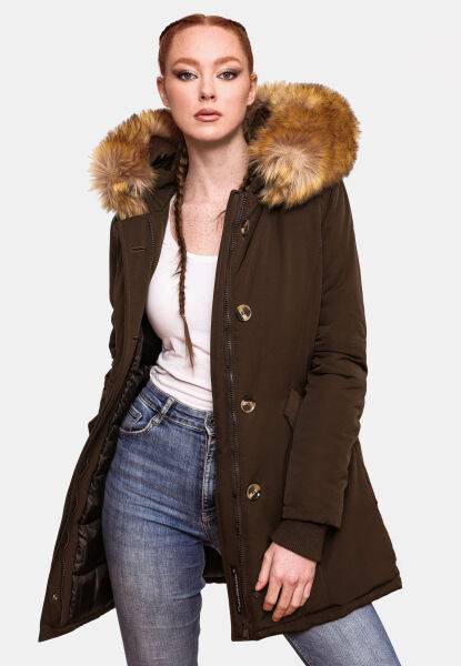 Navahoo Karmaa Damen Parka Winterjacke warm gefüttert Riesige Rabatte