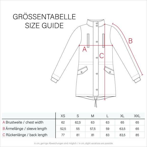 Navahoo Karmaa-Princess Damen Parka Winterjacke mit Fellkragen 50% Rabatt mit kostenlosem Versand