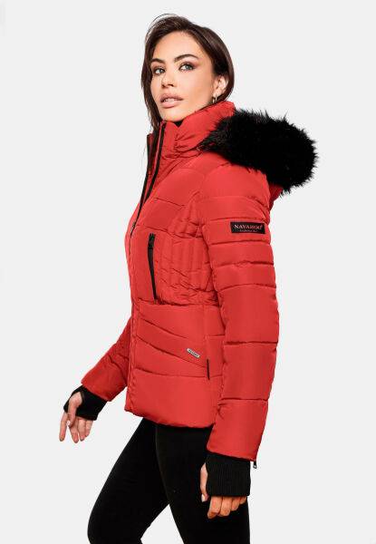 Navahoo Navahoo Adele Damen Winterjacke warm gefüttert Teddyfell Fabrikladen