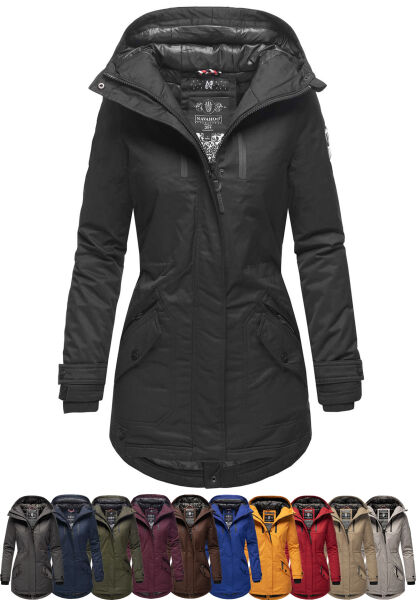 Navahoo Navahoo Avrille Damen Parka Winterjacke mit Kapuze