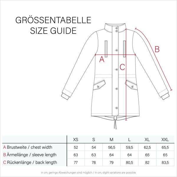 Navahoo Navahoo Avrille Damen Parka Winterjacke mit Kapuze Begrenzt auf 3 Tage