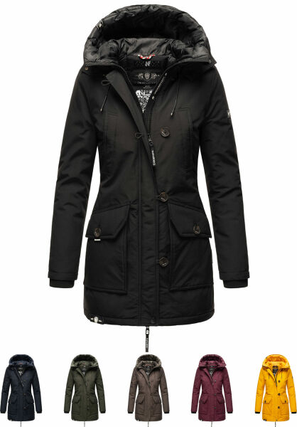 Navahoo Navahoo Freezestoorm Damen Parka Winterjacke gefüttert mit Kapuze