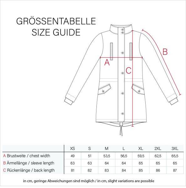 Navahoo Navahoo Freezestoorm Damen Parka Winterjacke gefüttert mit Kapuze Hotsell