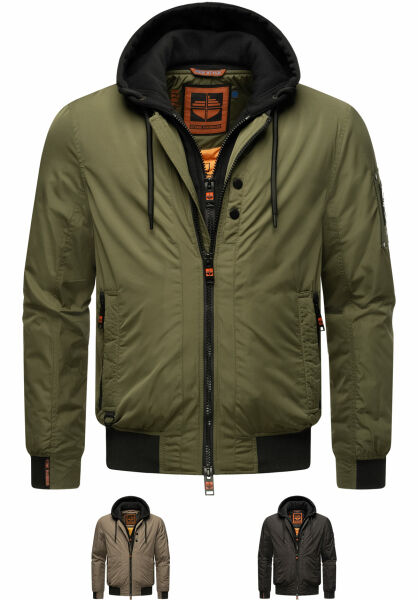 Navahoo Stone Harbour Hoobo Herren Bomber Jacke