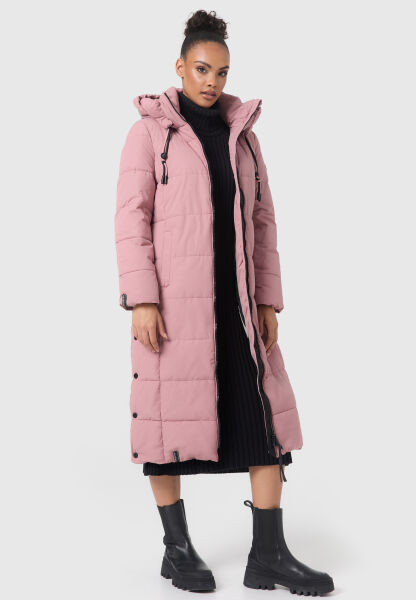 Navahoo Nadeshikoo Damen lange Winter Steppjacke Begrenztes Angebot