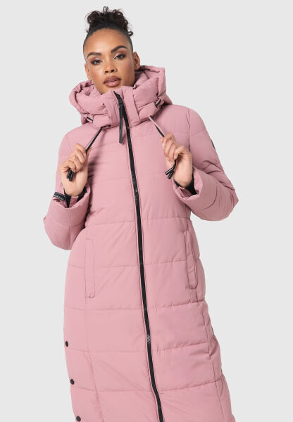 Navahoo Nadeshikoo Damen lange Winter Steppjacke Begrenztes Angebot
