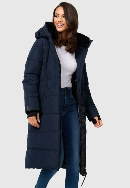 Navahoo Zuraraa lange Damen Winter Steppjacke Vatertagsangebot