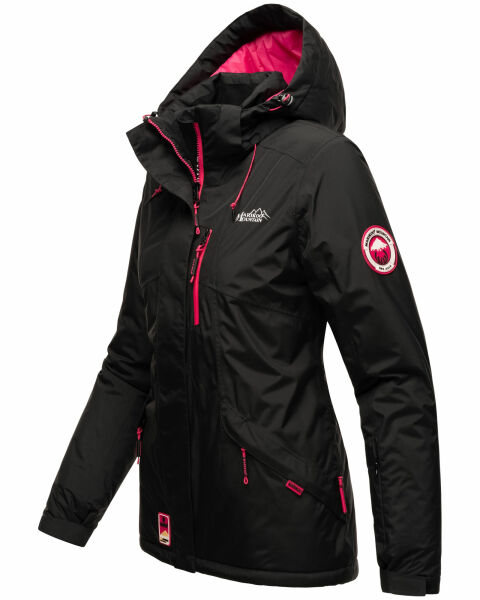Navahoo Rabeaa Damen Winter Jacke Kurz Winterjacke Outdoor Kapuze gefüttert Online Outlet