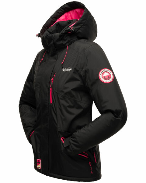 Navahoo Rabeaa Damen Winter Jacke Kurz Winterjacke Outdoor Kapuze gefüttert Online Outlet
