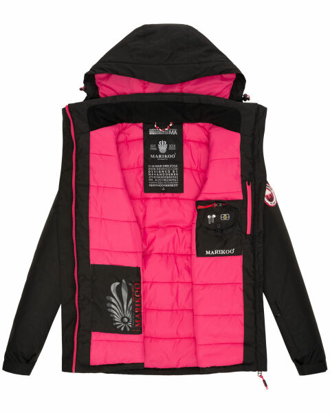 Navahoo Rabeaa Damen Winter Jacke Kurz Winterjacke Outdoor Kapuze gefüttert Online Outlet